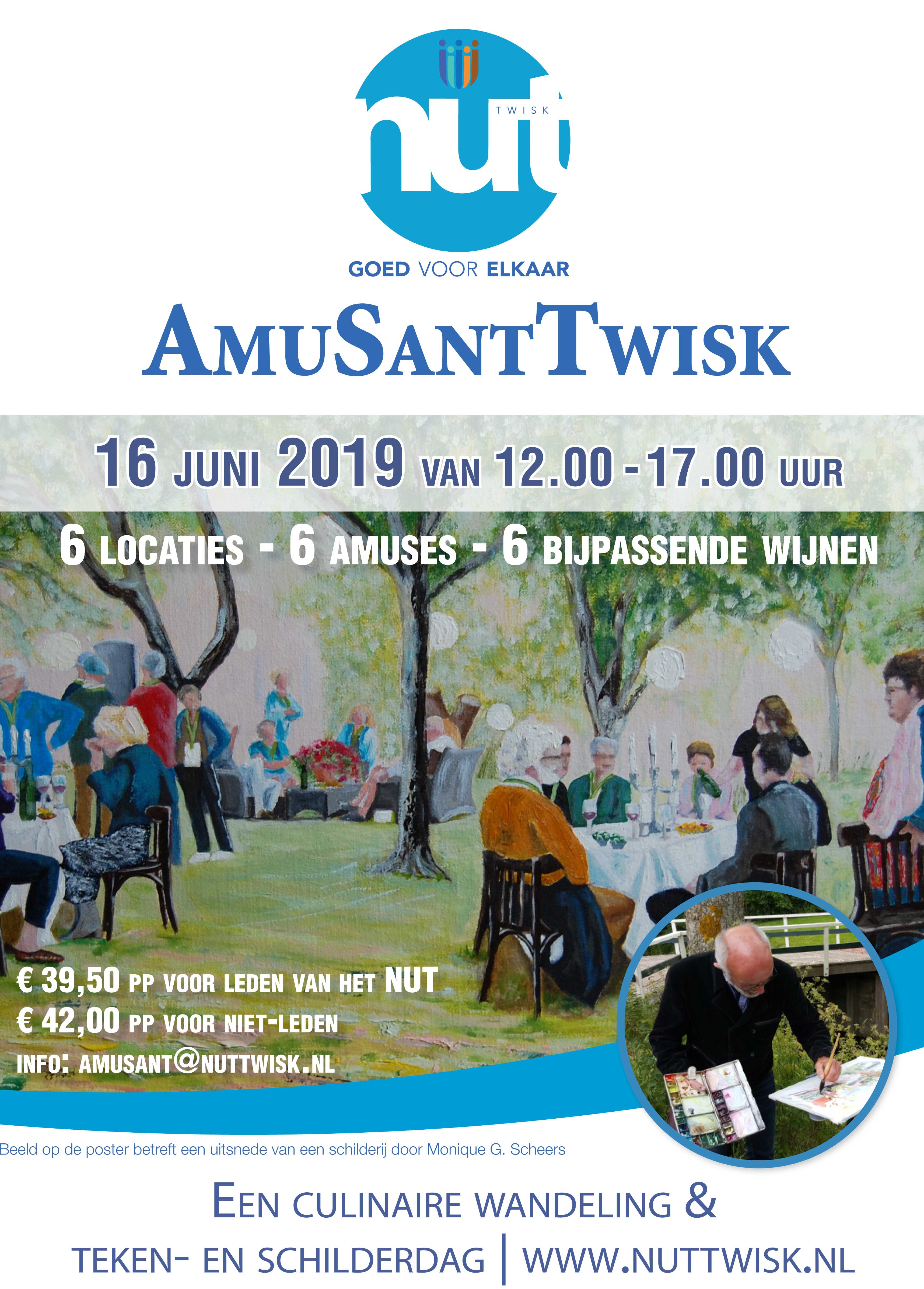 Olieverf én etenswaar: ontdekkingstocht per palet tijdens ‘AmuSant Twisk’