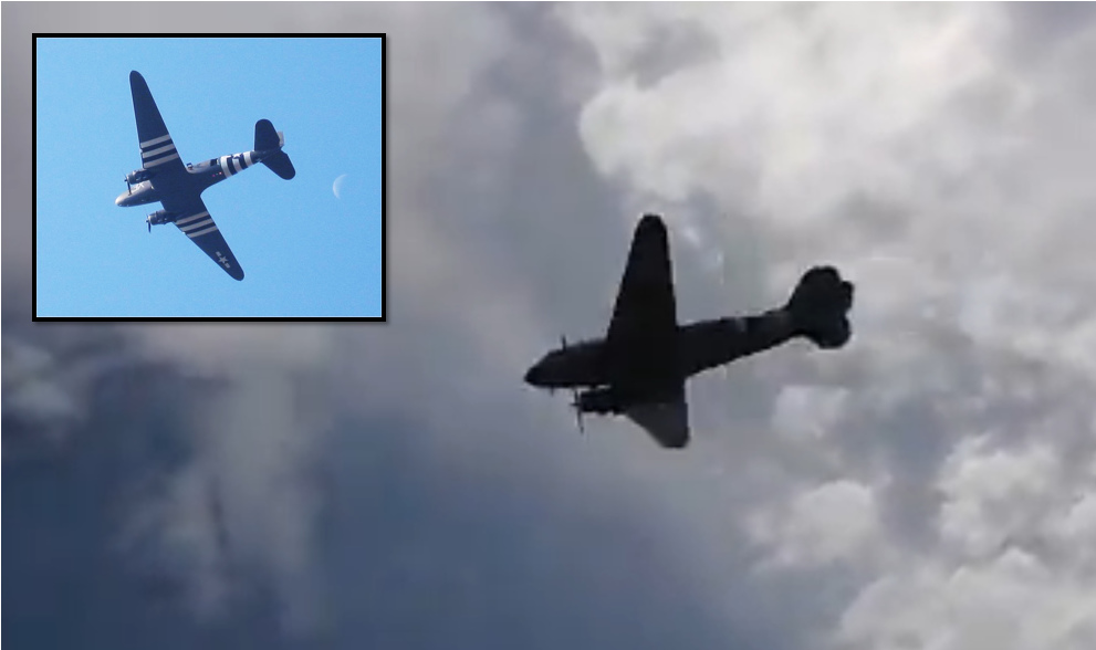 DC3 (ZA947) over Andijk naar Faßberg - #BBMF | #BerlinAirlift  #Luftbrücke