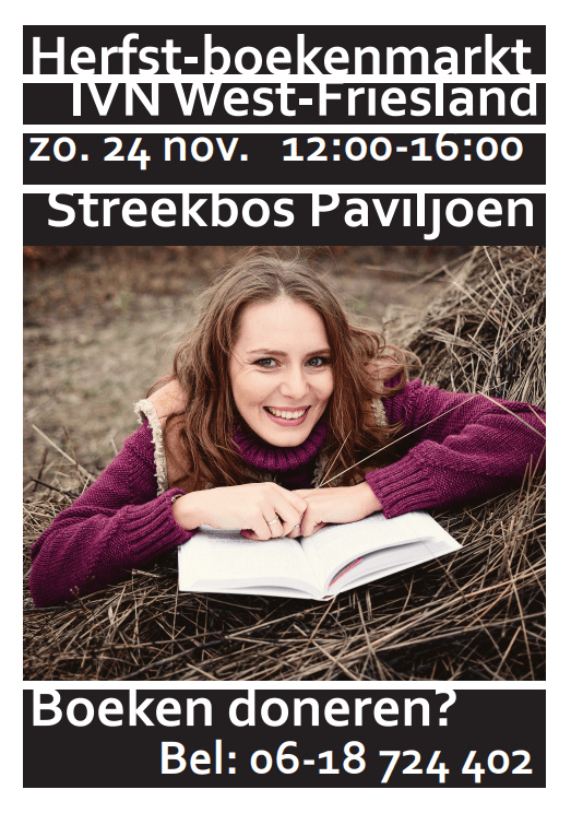 IVN veilt kunstwerken voor aanleg bijzonder stukje Streekbos | Herfst-boekenmarkt bij IVN