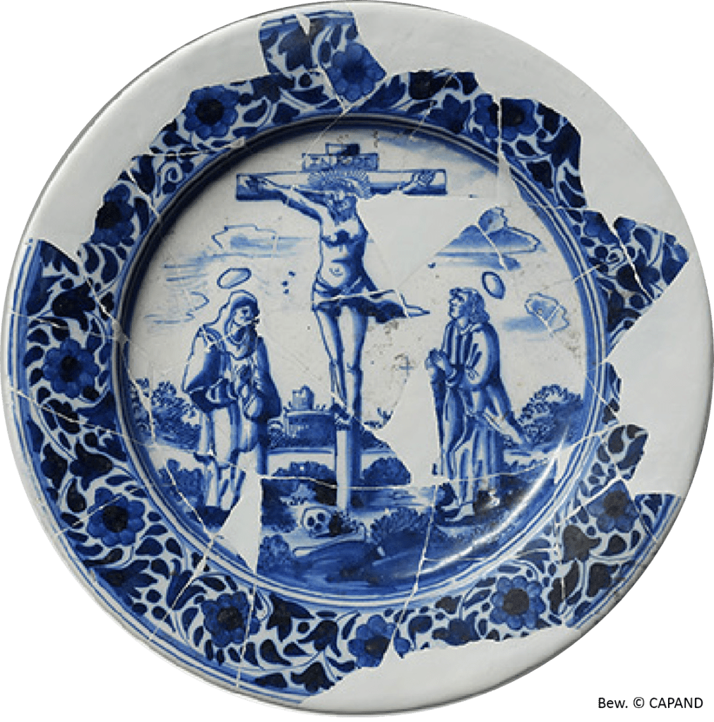 Bijbelse borden uit 17de-eeuws Enkhuizen gerestaureerd - Foto Provincie Noord-Holland
Bewerking © CAPAND