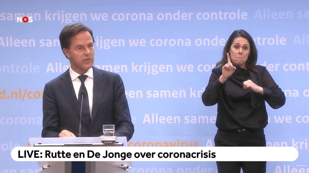 #Corona Persconferentie minister-president: 'Hou vol!'