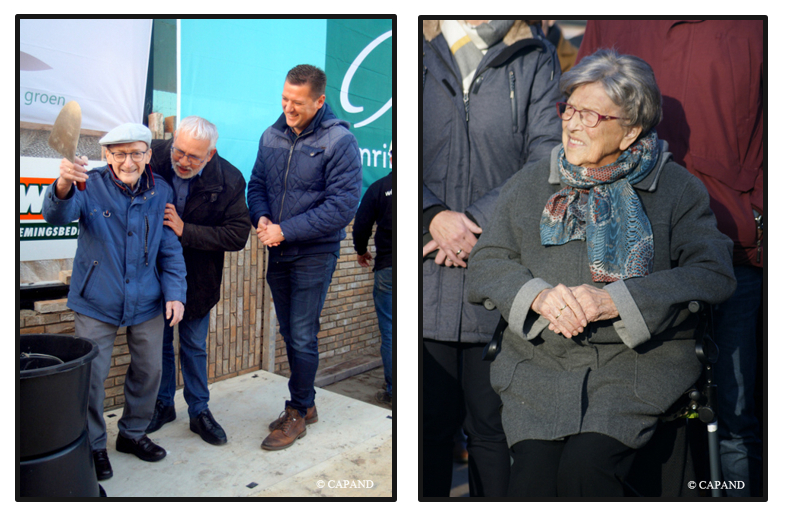 Foto's: Het Nieuwe Sorghvliet in het laatste Zomerzonnetje - Andijker Nieuwsnet - © CAPAND / G. van Keulen - 2020

De Eerste Steenleggers, de heer J.K. Tensen en mevrouw M. van Gelder - Klinger 
op 22 november 2019 bij de steenleggingsceremonie. Helaas zijn beiden inmiddels overleden.