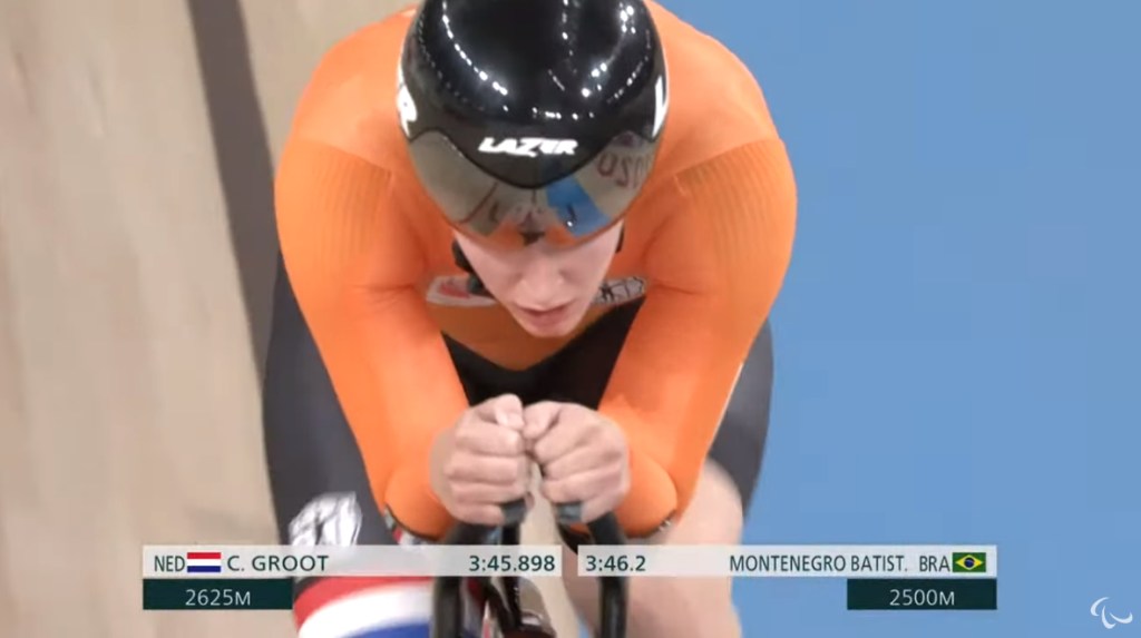 Paralympics | Andijkse Caroline Groot eindigt op de 8ste plaats bij de C5 3000m individuele achtervolging
