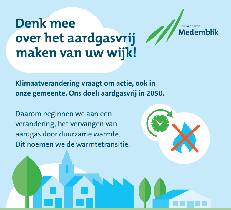Klimaatverandering vraagt om actie, ook in de gemeente Medemblik - Doel: aardgasvrij in 2050 (Andijk Centrum)