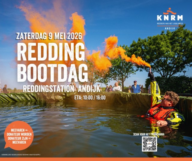 Reddingbootdag: Helden op het IJsselmeer openen hun deuren in Andijk